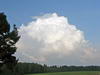 Кучевые средние облака - Cumulus mediocris (Cu med)